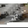Mexen Carmen vas de toaletă Rimless cu capac slim cu închidere lentă , duroplast, Negru mat - 30880185