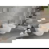 Mexen Carmen vas de toaletă Rimless cu capac gros cu închidere lentă , duroplast, Albă - 30880200