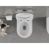 Mexen Carmen perem nélküli wc csésze leeresztő automatikás, kemény ülőkével, Duroplaszt, Fehér - 30880200