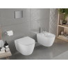 Mexen Carmen Rimless WC csésze lassan záródó slim üléssel, duroplast, fényes fehér - 30880300