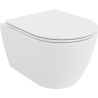 Mexen Carmen vas wc Rimless cu capac slim cu închidere lentă, duroplast, alb lucios - 30880400