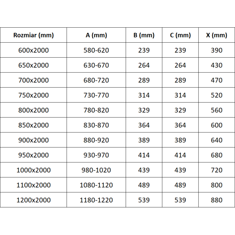 Mexen Exo 100 cm letolható zuhanyajtó, átlátszó, króm - 816-100-000-01-00
