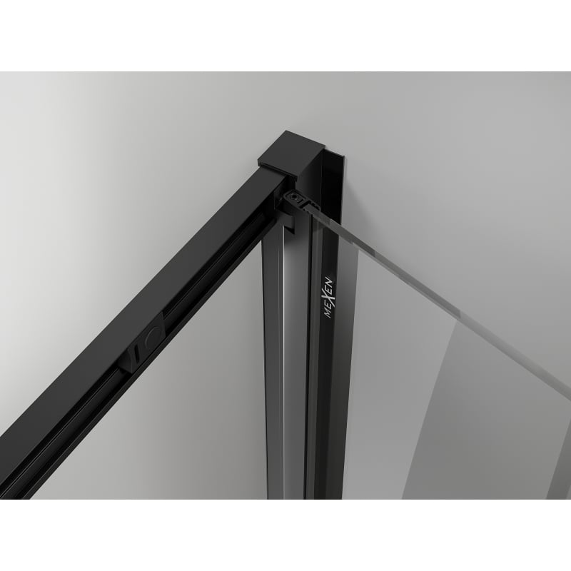 Mexen Exo uşi de duș pliabile 110 cm, transparent, negru - 816-110-000-70-00