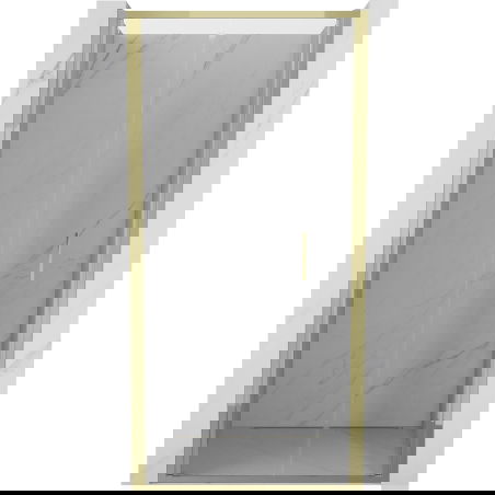 Mexen Exo uși de duș pliabile 110 cm, transparent, aurii - 816-110-000-50-00