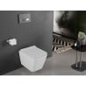 Mexen Cube vas de toaletă Rimless cu capac cu închidere lentă slim, duroplast, alb lucios - 30924000