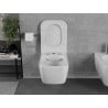 Mexen Margo Rimless WC-csésze lassan záródó, vékony duroplaszt ülőkével, fényes fehér - 30420900