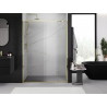 Mexen Exo-S 170 cm-es toló zuhanyajtó, átlátszó, arany - 8151-170-000-50-00