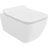 Mexen Margo vas WC Rimless cu capac slim cu închidere lentă, duroplast, alb lucios - 30420800