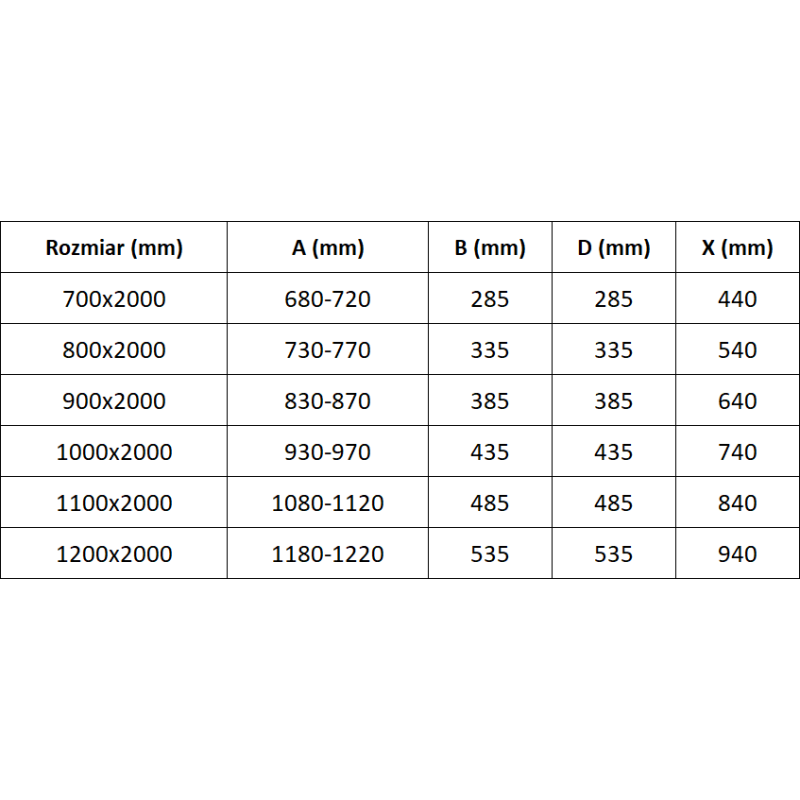 Mexen Exo dupla nyíló zuhanyajtó 100 cm, átlátszó, króm - 8182-100-000-01-00