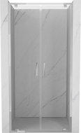 Mexen Exo-BR Duo uși de duș duble rabatabile 110 cm, transparent, crom - 8182-110-000-01-00