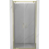 Mexen Exo-BR Duo uși de duș duble cu deschidere batantă 110 cm, transparent, aurii - 8182-110-000-50-00