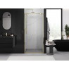 Mexen Exo-BR Duo uși de duș duble batante 120 cm, transparente, aurii - 8182-120-000-50-00