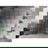 Mexen Mist H T cabină de duș rabatabilă stânga 70 x 70 cm, transparent, cupru periat - 8A5T-070-070-65-00-L