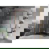 Mexen Mist H T cabină de duș cu deschidere stânga 120 x 90 cm, transparent, cupru periat - 8A5T-120-090-65-00-L