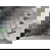 Mexen Mist H T cabină de duș cu deschidere stânga 120 x 90 cm, transparent, cupru periat - 8A5T-120-090-65-00-L