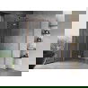 Mexen Mist H T cabină de duș cu deschidere stângă 70 x 100 cm, transparent, cupru periat - 8A5T-070-100-65-00-L