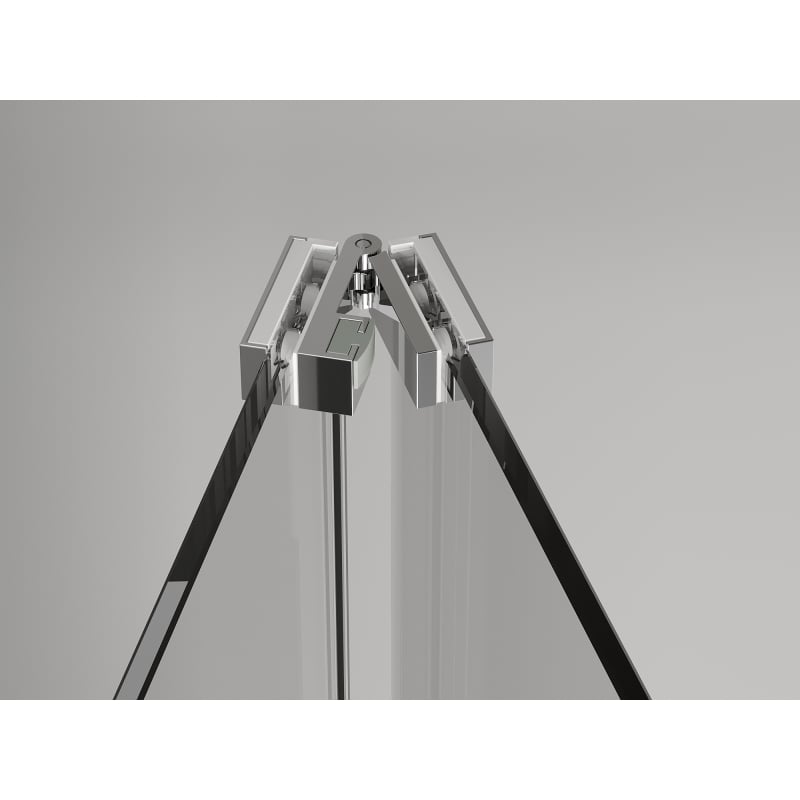 Mexen Exo cabina de duș pliabilă 85 x 110 cm, transparentă, cromată - 816-085-110-01-00