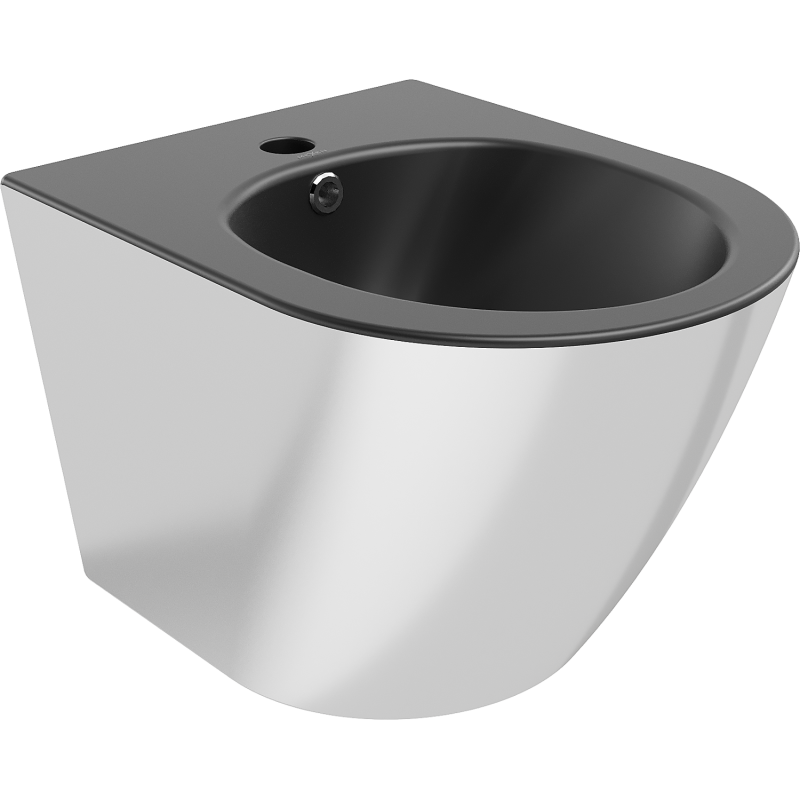 Mexen Lena fali bidé, fekete matt/ezüst - 35224874