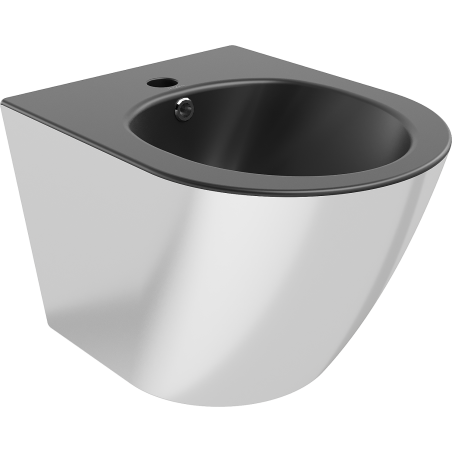 Mexen Lena fali bidé, fekete matt/ezüst - 35224874