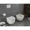 Bidet suspendat Mexen Lena, alb/model aur grilaj - 35224809