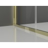 Mexen Exo-F cabină de duș pliabilă 70 x 110 cm, transparentă, aurie - 816-070-110-50-00