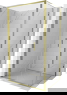 Mexen Exo összecsukható zuhanykabin 80 x 120 cm, átlátszó, arany - 816-080-120-50-00