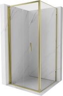 Mexen Exo-F cabină de duș pliabilă 110 x 110 cm, transparentă, aurie - 816-110-110-50-00