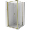 Mexen Exo-F cabina de duș pliabilă 120 x 120 cm, transparentă, aurie - 816-120-120-50-00