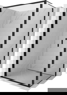Mexen Exo összecsukható zuhanykabin 100 x 110 cm, átlátszó, fekete - 816-100-110-70-00