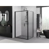 Mexen Exo-F cabină de duș pliabilă 120 x 80 cm, transparentă, neagră - 816-120-080-70-00