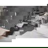 Mexen Velar L paravan de cadă cu 2 uși glisante 70 x 150 cm, transparent, alb - 896-070-003-01-20