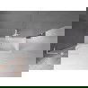 Mexen Velar L paravan de cadă cu 2 uși glisante 70 x 150 cm, transparent, alb - 896-070-003-01-20