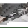 Mexen Velar L fürdőkádparaván 2-részes tolható 70 x 150 cm, átlátszó, gun metal - 896-070-003-01-95