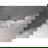 Mexen Velar L paravan de baie 2 canaturi glisante 70 x 150 cm, transparent, aur roz - 896-070-003-01-60