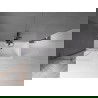 Mexen Velar L kádparaván 2-szárnyú toló 80 x 150 cm, átlátszó, pisztolyszürke - 896-080-003-01-95