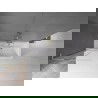 Mexen Velar L kádparaván, 2-szárnyú tolóajtó, 80 x 150 cm, átlátszó, arany szálcsiszolt - 896-080-003-01-55