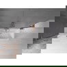 Mexen Velar L kádparaván 2-szárnyú toló 70 x 150 cm, átlátszó, matt réz - 896-070-003-01-65