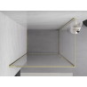Mexen Exo-B cabina de duș pivotantă 70 x 120 cm, transparentă, aurie - 817-070-120-50-00
