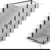 Mexen Exo cabină de duș cu ușă batantă 70 x 120 cm, transparentă, neagră - 817-070-120-70-00