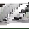 Mexen Exo tolóajtós zuhanykabin 115 x 75 cm, átlátszó, króm - 8151-115-075-01-00