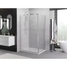 Mexen Exo toló zuhanykabin 130 x 75 cm, átlátszó, króm - 8151-130-075-01-00