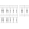 Mexen Exo-R cabina de duș rabatabilă 115 x 110 cm, transparentă, aurie - 819-115-110-50-00