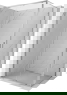 Mexen Exo 170 x 75 cm-es tolóajtós zuhanykabin, átlátszó, króm - 8151-170-075-01-00