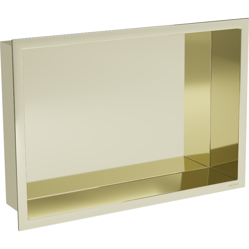 Mexen X-Wall-R raft de încastrare cu flanșă 45 x 30 cm, Aurie - 1950453010