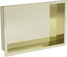 Mexen X-Wall-R fürdőszoba süllyesztett polc kerettel 45 x 30 cm, Arany - 1950453010