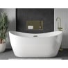 Mexen X-Wall-R raft de încastrare cu flanșă 60 x 30 cm, Aurie - 1950603010