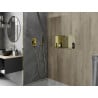 Mexen X-Wall-R raft de încastrare cu flanșă 60 x 30 cm, Aurie - 1950603010