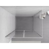 Mexen Exo-BR Duo cabina de duș pivotantă 110 x 75 cm, transparentă, crom - 8182-110-075-01-00