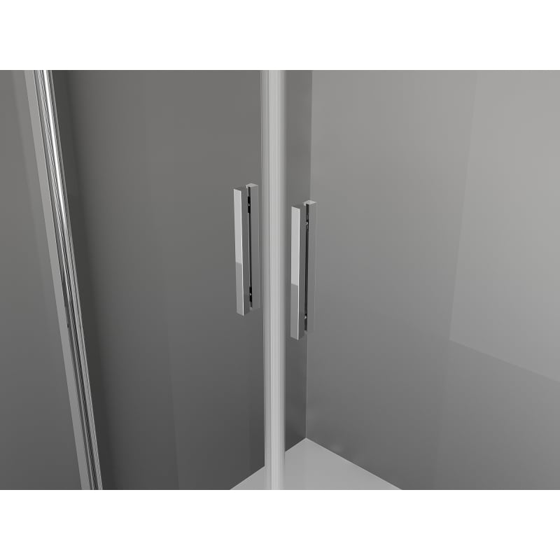 Mexen Exo cabina de duș cu ușă batantă 110 x 80 cm, transparent, crom - 8182-110-080-01-00