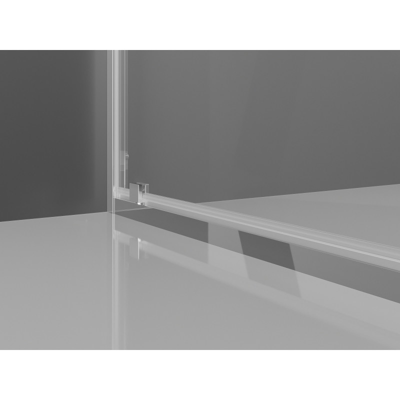 Mexen Exo-BR Duo cabină de duș batantă 110 x 80 cm, transparentă, crom - 8182-110-080-01-00
